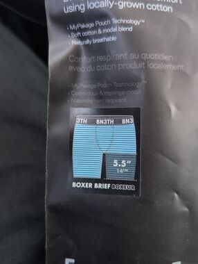 BN3TH Men's OUTSET Boxer Briefs (5.5") - Mini Tricolor Stripe- Turquoise Size XS